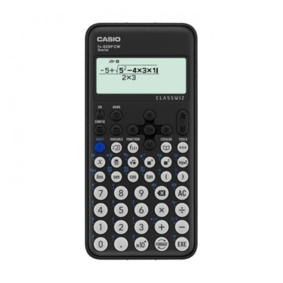 CASIO FX-82SPCW Calculadora Científica – 293 Funciones, Pantalla Natural de Alta Resolución, Ideal para Eso y Bachillerato