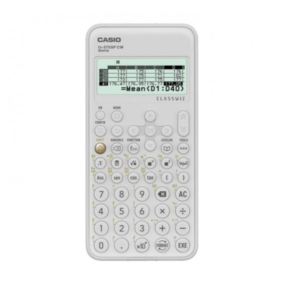 CASIO FX-570SPCW Calculadora Científica Avanzada – 552 Funciones, Pantalla Natural, Apta para Exámenes Oficiales