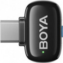 Micrófono Inalámbrico BOYA MINI-14 Conexión Usb-c con Estuche de Carga Negro (2TX + 1RX)