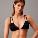 Parte de Arriba de Bikini de Triángulo - Monogram Texture  CALVIN KLEIN