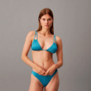 Parte de Arriba de Bikini de Triángulo - Monogram Texture  CALVIN KLEIN