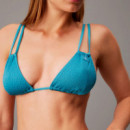 Parte de Arriba de Bikini de Triángulo - Monogram Texture  CALVIN KLEIN