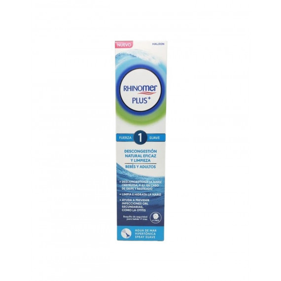Rhinomer Plus Bebes y Adultos Fuerza 1 Suave 1 Spray 125 Ml  GSK CH