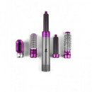 Thulos 5 en 1 Moldeador y Secador de Pelo TH-BY17 1000W Incluyes 5 Accesorios  LALO