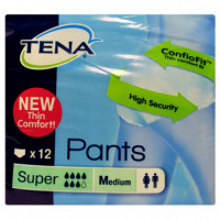 Tena Pants Super 80-100CM Mediana 12 Unidades  ESSITY SPAIN S.L.