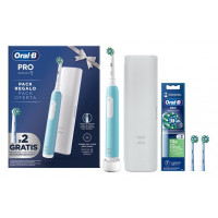 Cepillo de Dientes Oral-b Pro 1 + Funda + 2 Recambios  BRAUN