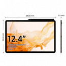 Tablet SAMSUNG Galaxy Tab S8+ 12.4" Wifi 8RAM 128GB Gris Grafito