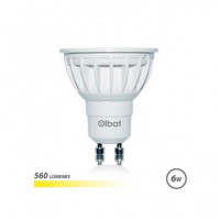 ELBAT Bombilla Led Luz Calida 6W GU10 560LM EB0465