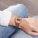 CASIO B640WC-5A – Reloj Digital Unisex Retro, Color Oro Rosa, Acero Inoxidable, Luz Led, Alarma, Wr 50M