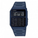 CASIO CA-53WF-2B – Reloj Digital Unisex con Calculadora, Azul Marino, Estilo Retro Vintage, Wr, Correa de Resina