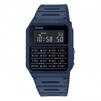 CASIO CA-53WF-2B – Reloj Digital Unisex con Calculadora, Azul Marino, Estilo Retro Vintage, Wr, Correa de Resina