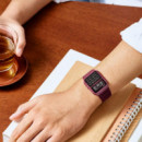 CASIO CA-53WF-4B – Reloj Calculadora Unisex Digital Vino Tinto, Retro Vintage, Wr, Cuarzo, Correa de Resina