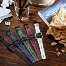 CASIO CA-53WF-4B – Reloj Calculadora Unisex Digital Vino Tinto, Retro Vintage, Wr, Cuarzo, Correa de Resina