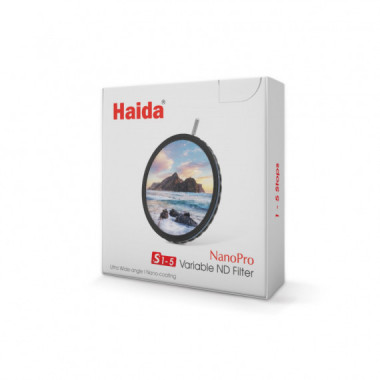 Filtro HAIDA Nano Pro S1-5 Variable Nd 82MM