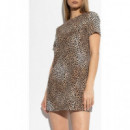 Vestidos Cheetah Shift Mini Dress  MICHAEL KORS