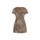 Vestidos Cheetah Shift Mini Dress  MICHAEL KORS
