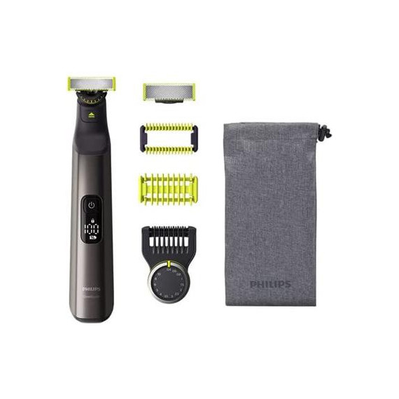 PHILIPS Maquina Afeitar One Blade Pro para Cara y Cuerpo QP6551/15 14 Accesorios