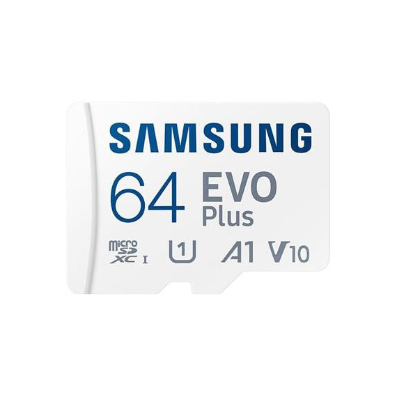 SAMSUNG Tarjeta Micro Sd Sdxc con Adaptador 64GB Evo Plus 160MB/S