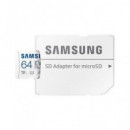 SAMSUNG Tarjeta Micro Sd Sdxc con Adaptador 64GB Evo Plus 160MB/S