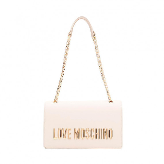 Bolso Grs con Cadena  LOVE MOSCHINO