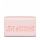 Bolso Grs Metálico  LOVE MOSCHINO
