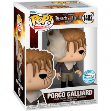 FUNKO Pop Porco Galliard Exclusivo Ataque a los Titanes 1402