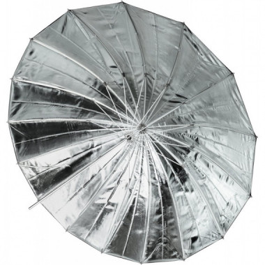 ULTRAPIX Paraguas Reflector Negro y Plata 75"