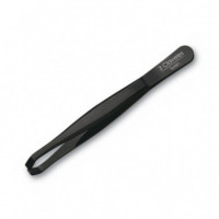 3 CLAVELES Pinza Depilar Estrecha Negra REF80128