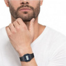 CASIO F-91W-1 – Reloj Digital Clásico Unisex, Negro con Detalles Azul y Rojo, Wr