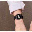 CASIO F-91WB-1A – Reloj Digital Unisex Negro Mate, Estilo Retro Minimalista, Wr