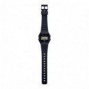 CASIO F-91WB-1A – Reloj Digital Unisex Negro Mate, Estilo Retro Minimalista, Wr
