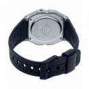 CASIO F-91WM-7A – Reloj Digital Unisex Plateado y Negro, Estilo Retro, Cronómetro, Luz Led, Wr