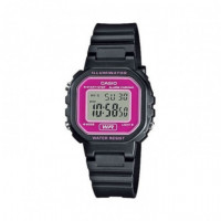 CASIO LA-20WH-4A – Reloj Digital Unisex Negro y Rosa, Cronómetro, Alarma y Luz Led, Wr 50M - Guanxe Atlantic Marketplace