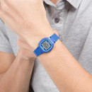 CASIO LA-20WH-2A Reloj Digital para Mujer – Azul, Cronómetro, Alarma y Luz Led, Resina, Wr