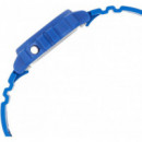 CASIO LA-20WH-2A Reloj Digital para Mujer – Azul, Cronómetro, Alarma y Luz Led, Resina, Wr