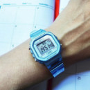 CASIO LA-20WHS-2A – Reloj Digital Azul Transparente con Luz Led y Wr