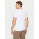 Camiseta Elástica con Logotipo Triángulo de GUESS