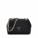 Mini Bandolera Eco Rianee Pespunteada de GUESS