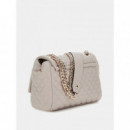 Mini Bandolera Eco Rianee Pespunteada de GUESS