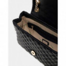 Mini Bandolera Eco Rianee Pespunteada de GUESS