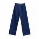 SALSA JEANS Vaqueros Mujer Vaqueros Salsa Wide Leg Azul Oscuros