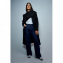 SALSA JEANS Vaqueros Mujer Vaqueros Salsa Wide Leg Azul Oscuros