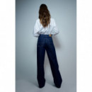 SALSA JEANS Vaqueros Mujer Vaqueros Salsa Wide Leg Azul Oscuros