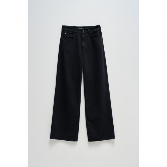 SALSA JEANS Vaqueros Mujer Vaqueros Salsa Wide Leg Negros
