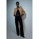 SALSA JEANS Vaqueros Mujer Vaqueros Salsa Wide Leg Negros