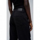 SALSA JEANS Vaqueros Mujer Vaqueros Salsa Wide Leg Negros