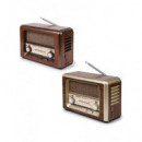 KOOLTECH Radio Vintage BLUETOOTH con Radio FM/AM/SW1 y Lector USB y Tf Cpr Hip Hop