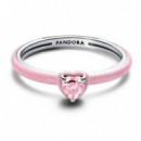 Anillo Corazón Chakra Rosa 193088C02  PANDORA