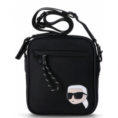 KARL LAGERFELD - K/ikon Nylon Crossbody - 999 - A1M30402/999