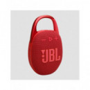 JBL Altavoz Portatil BLUETOOTH CLIP5 Rojo 12H IP67